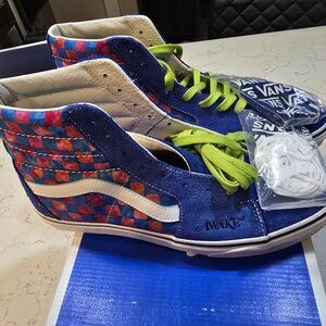 Vans x Awake Special Collab Edition Sk8-HI Blue/Red Size 10 SK8-HI NEW RARE SHOE